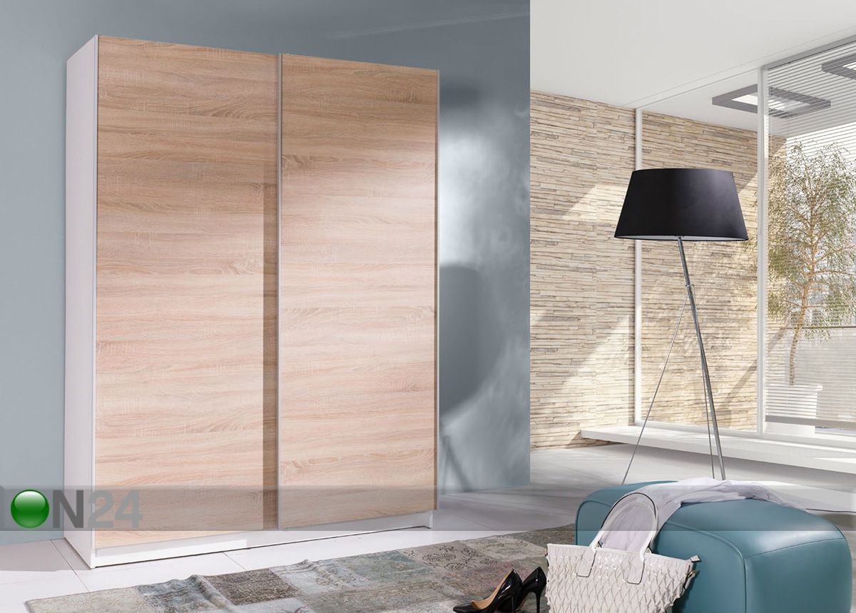 Lükandustega riidekapp 150 cm suurendatud