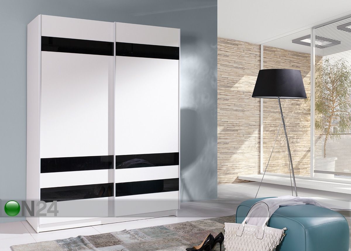 Lükandustega riidekapp 150 cm suurendatud