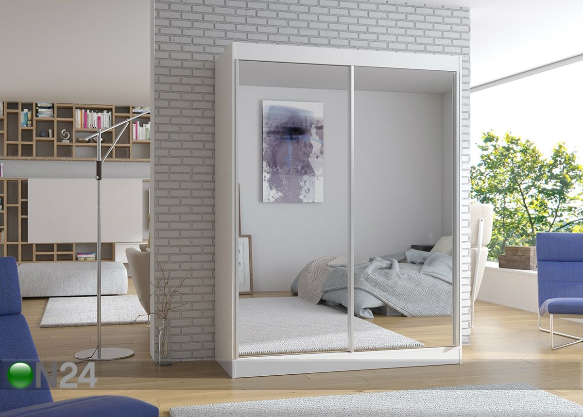 Lükandustega riidekapp 150 cm suurendatud