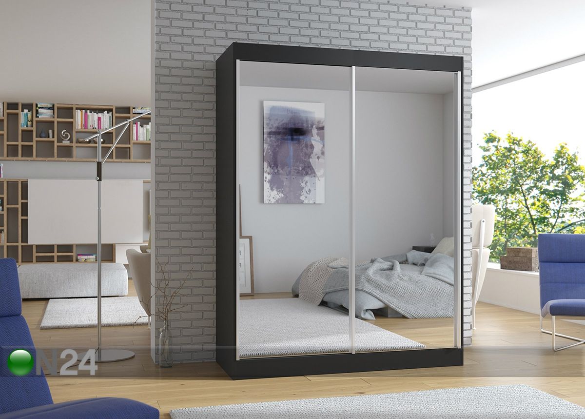 Lükandustega riidekapp 150 cm suurendatud