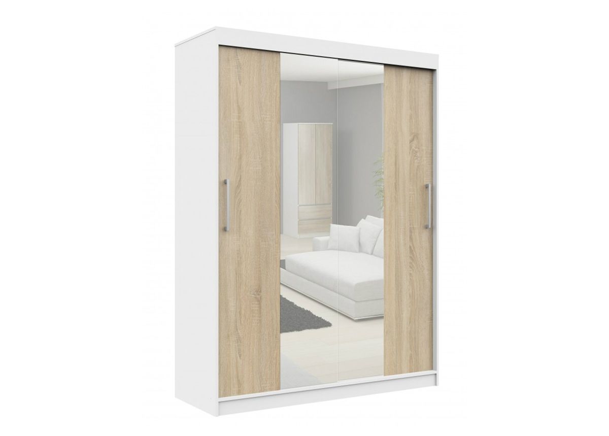 Lükandustega riidekapp 150 cm suurendatud