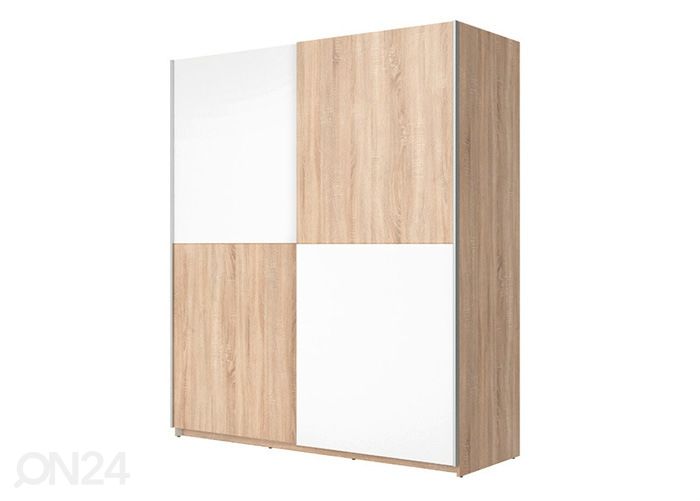 Lükandustega riidekapp 170 cm suurendatud