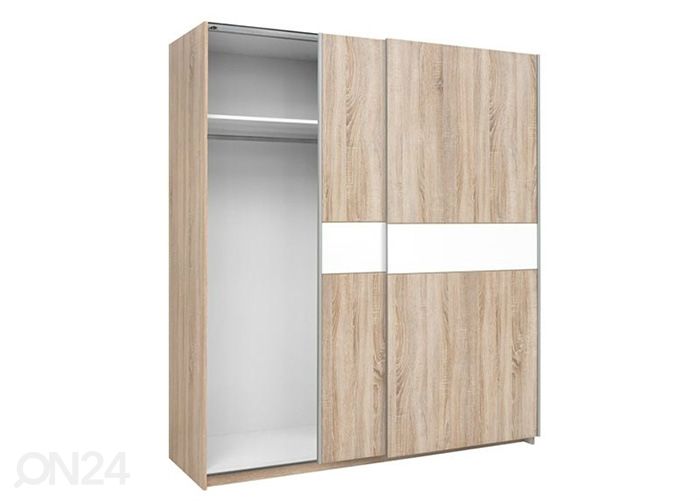 Lükandustega riidekapp 170 cm suurendatud