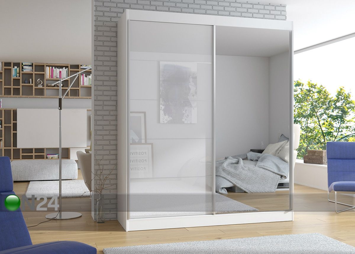 Lükandustega riidekapp 180 cm suurendatud