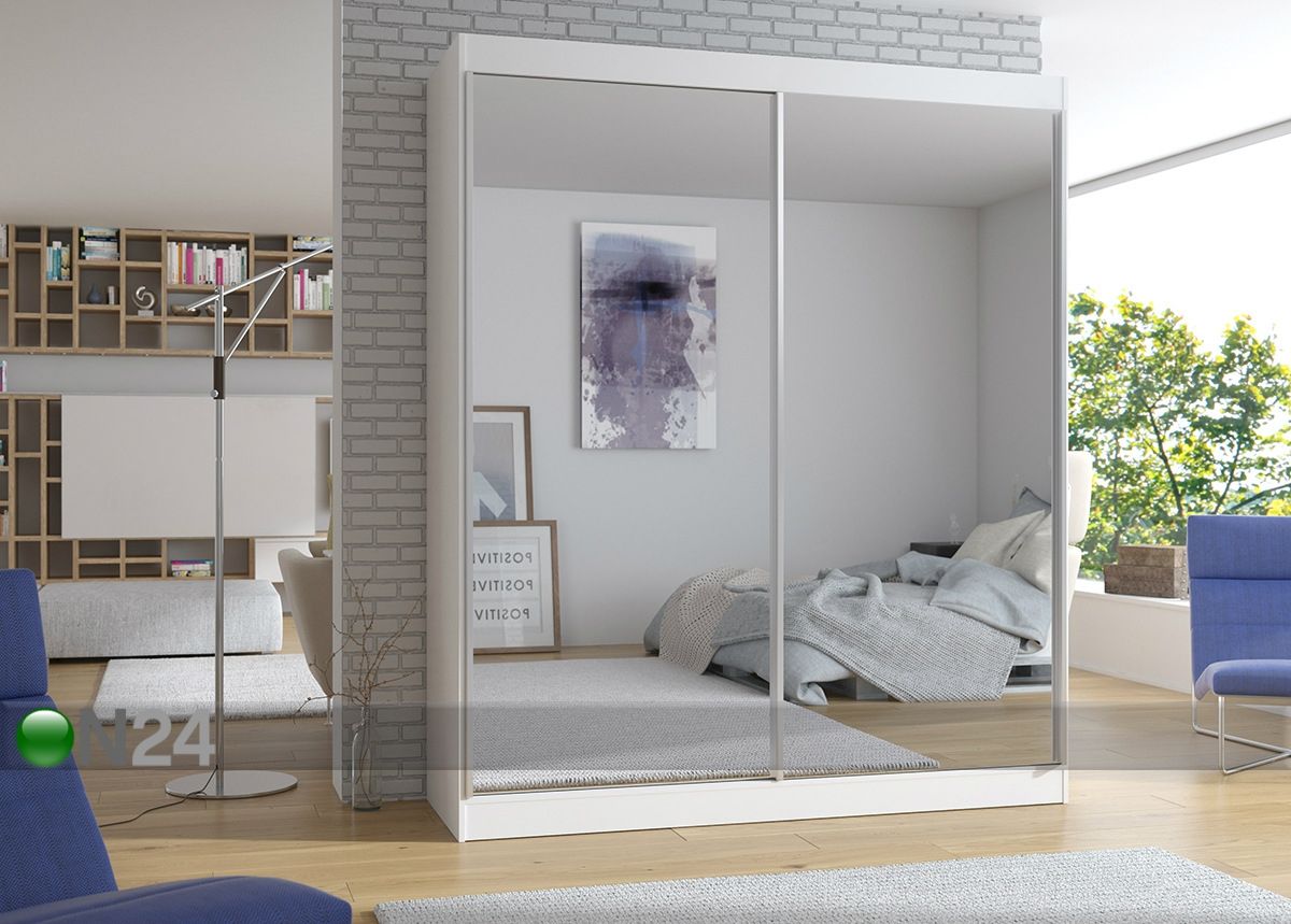 Lükandustega riidekapp 180 cm suurendatud