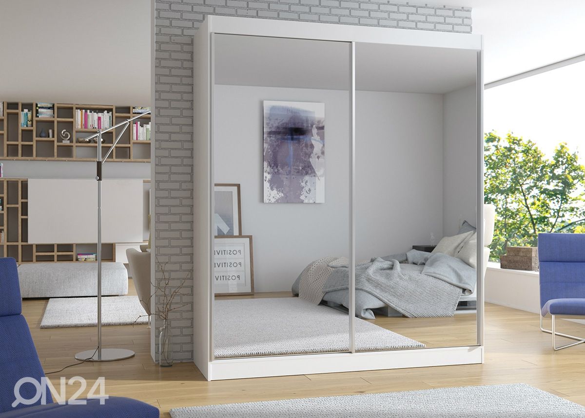 Lükandustega riidekapp 180 cm suurendatud
