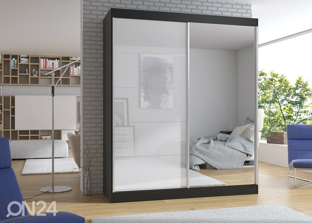 Lükandustega riidekapp 180 cm suurendatud