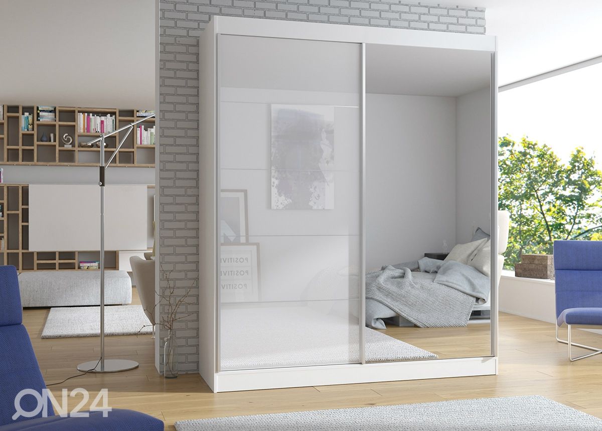Lükandustega riidekapp 180 cm suurendatud