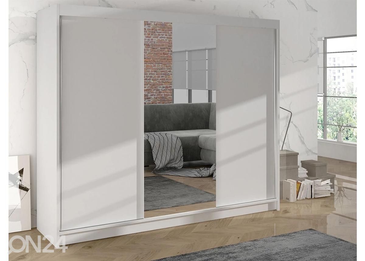 Lükandustega riidekapp 200 cm suurendatud