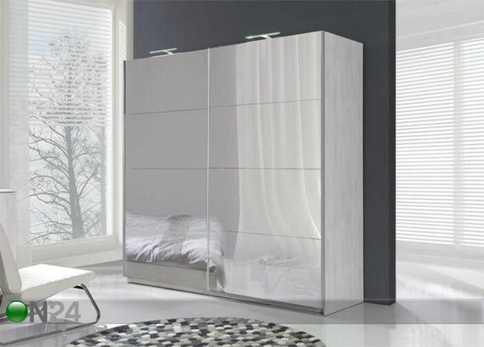 Lükandustega riidekapp 225 cm suurendatud