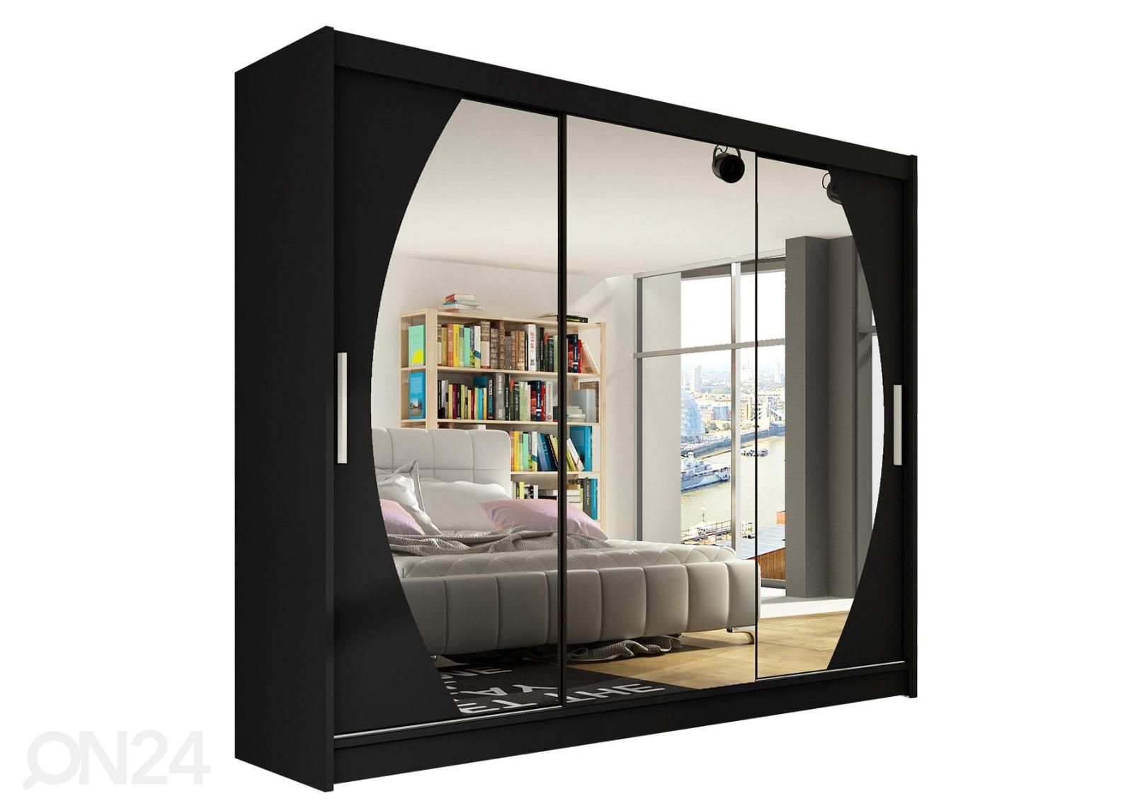 Lükandustega riidekapp suurendatud