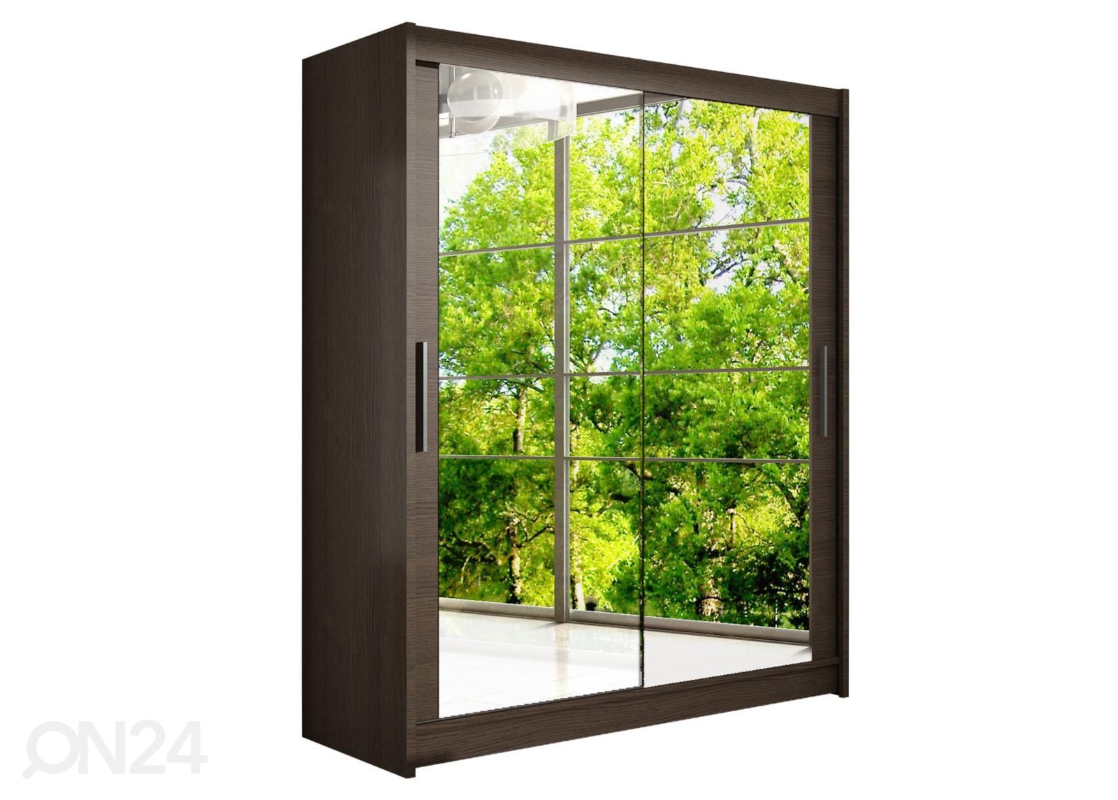 Lükandustega riidekapp suurendatud