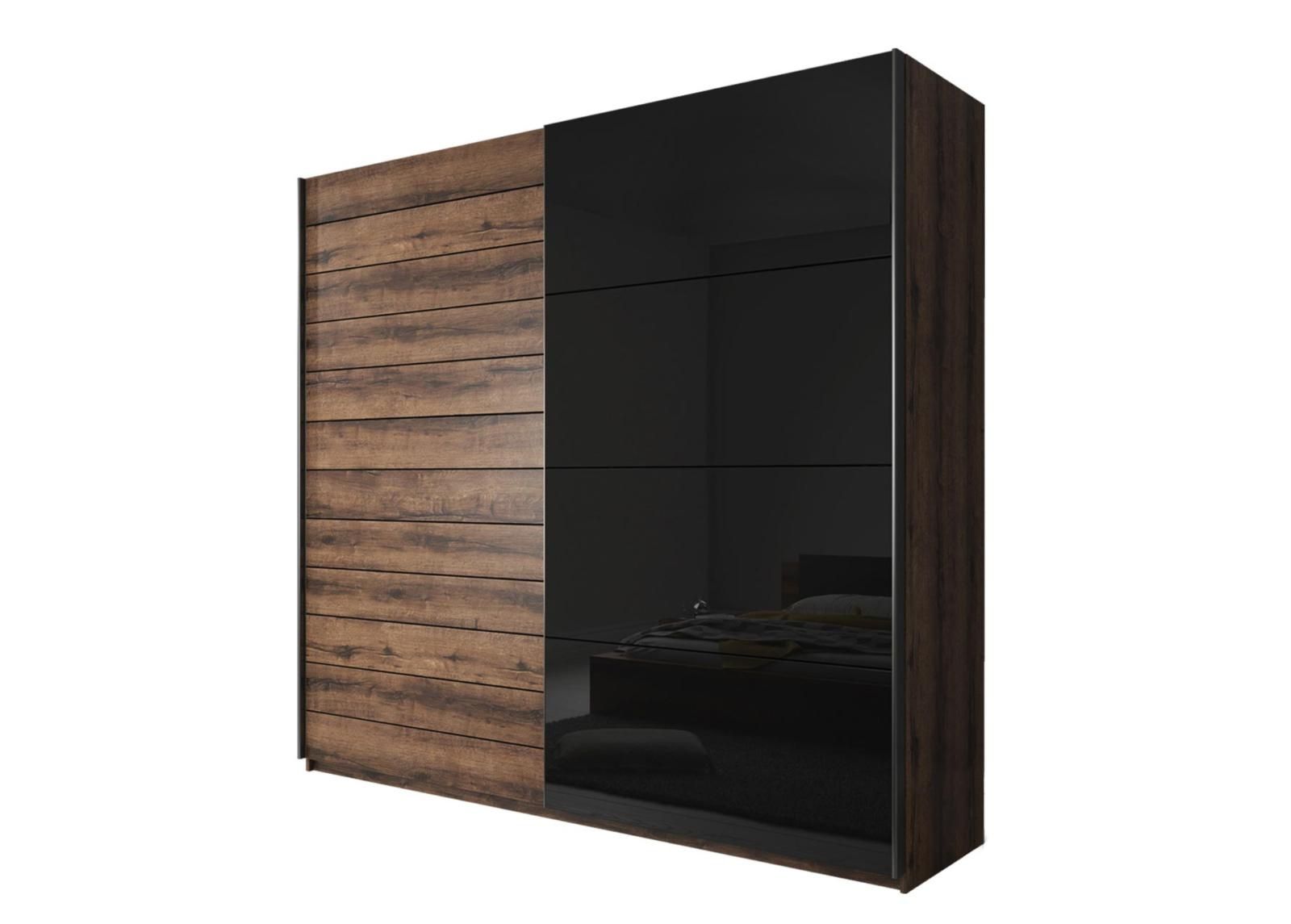 Lükandustega riidekapp suurendatud