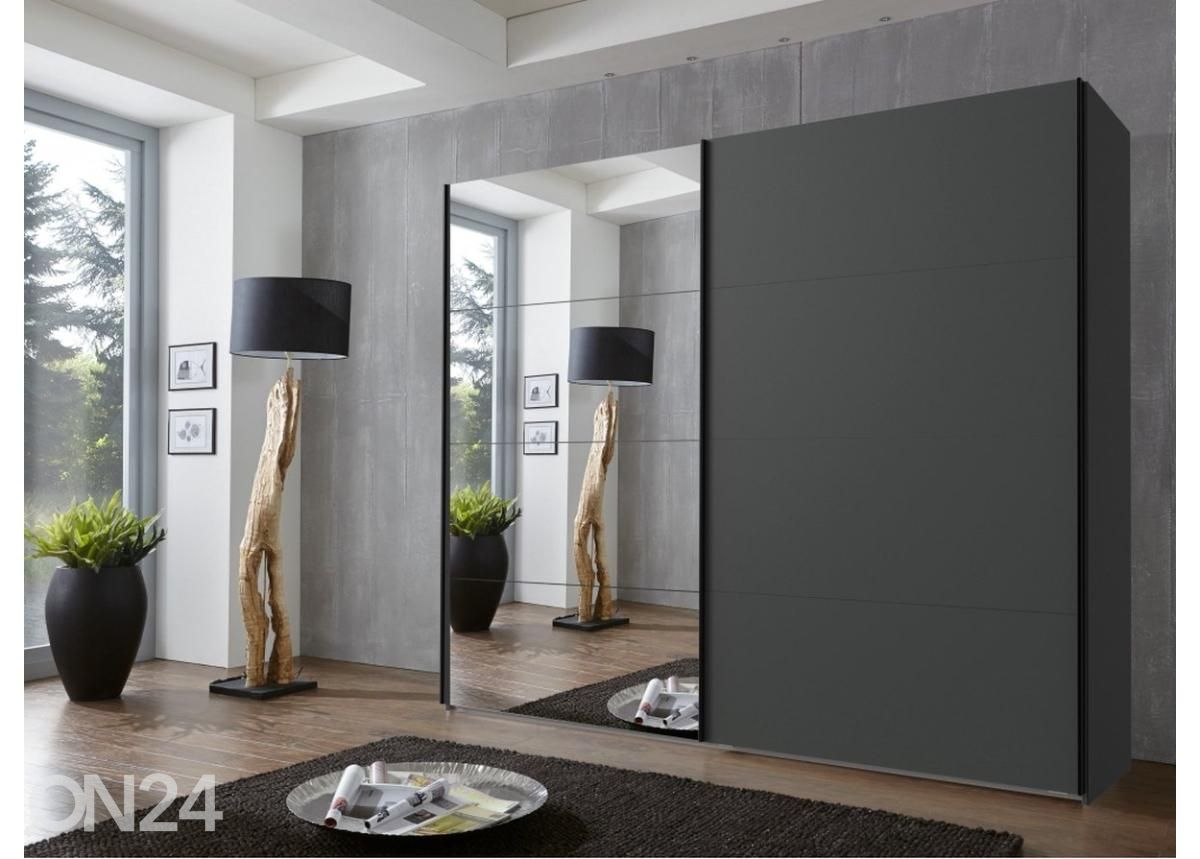 Lükandustega riidekapp Aalst 225 cm suurendatud