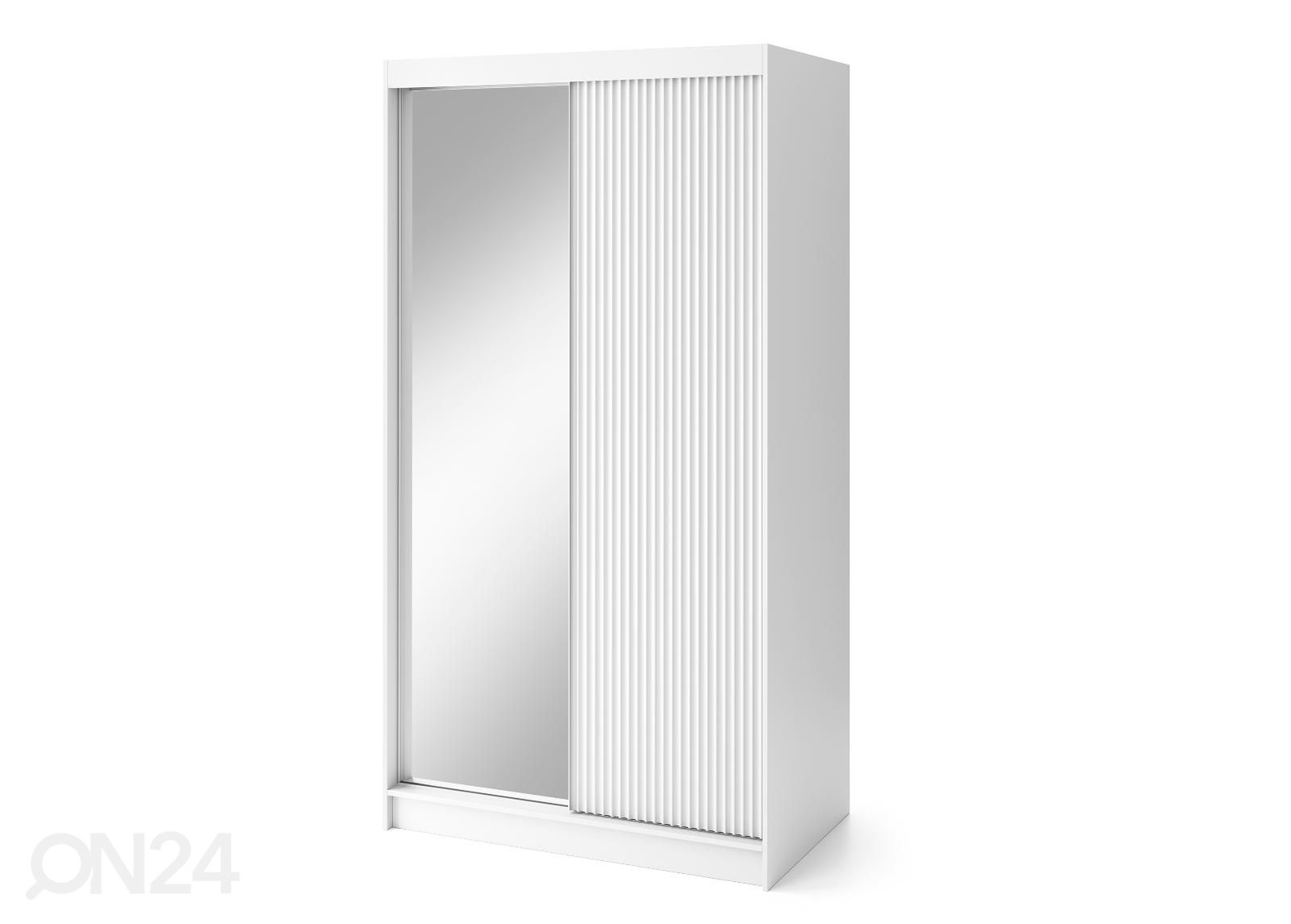 Lükandustega riidekapp Biancco 120 cm suurendatud