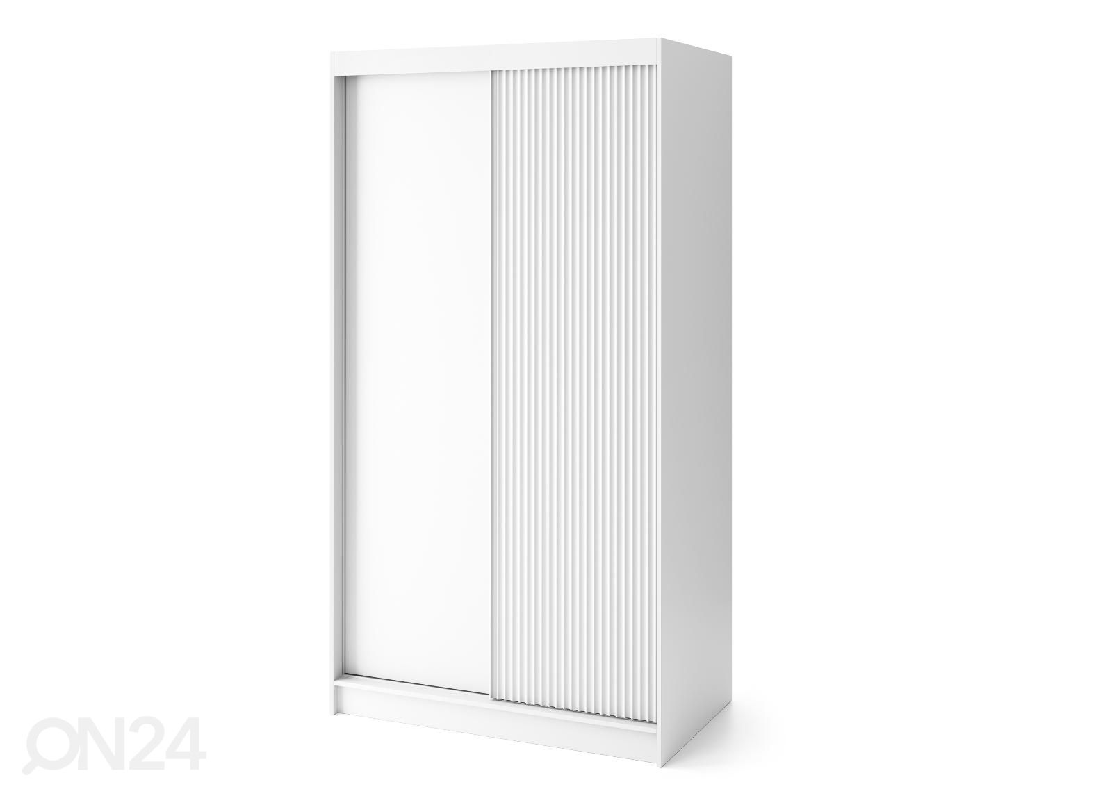 Lükandustega riidekapp Biancco 120 cm suurendatud