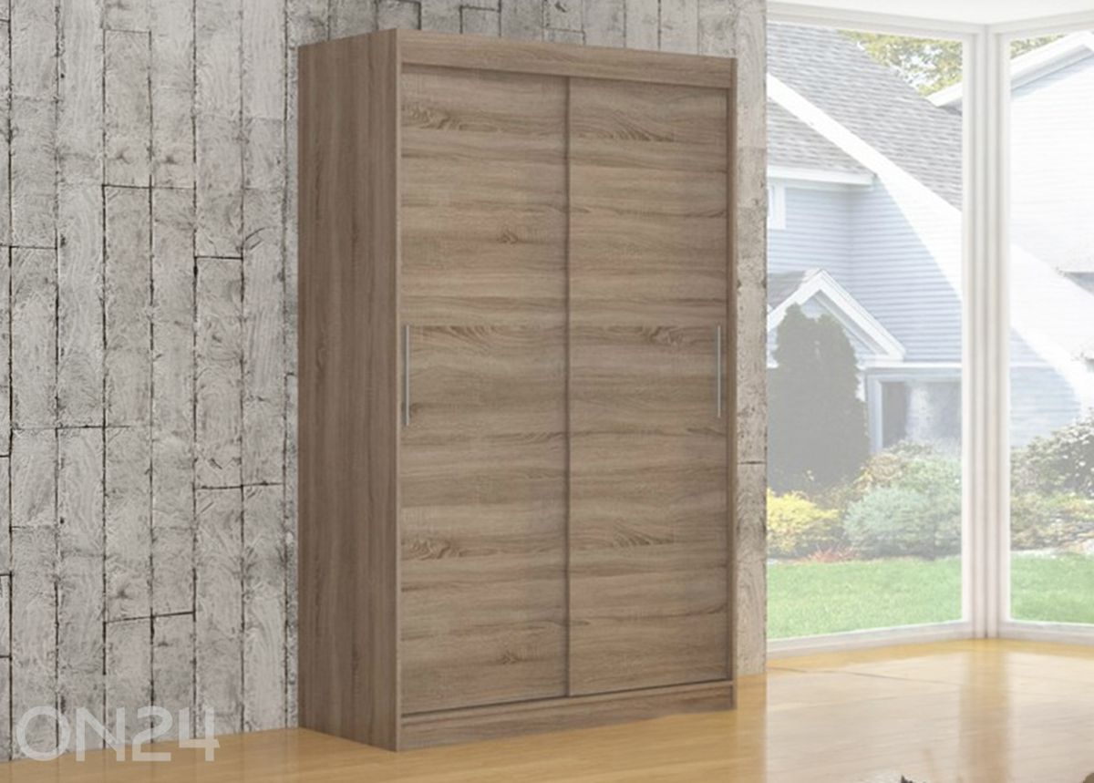 Lükandustega riidekapp Denver 150 cm suurendatud