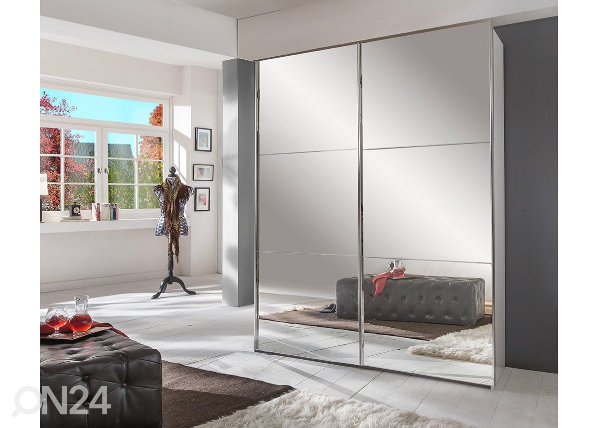 Lükandustega riidekapp Escape 200 cm suurendatud