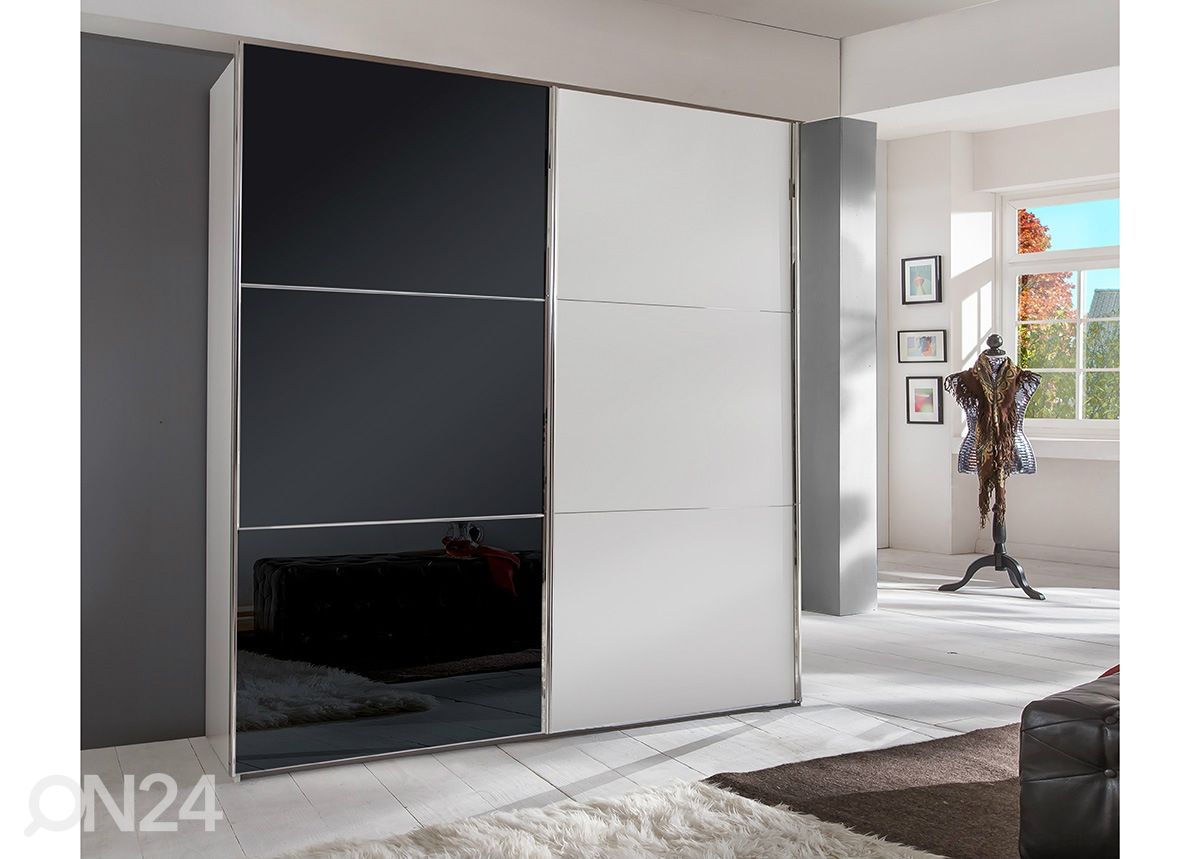 Lükandustega riidekapp Escape 250 cm suurendatud