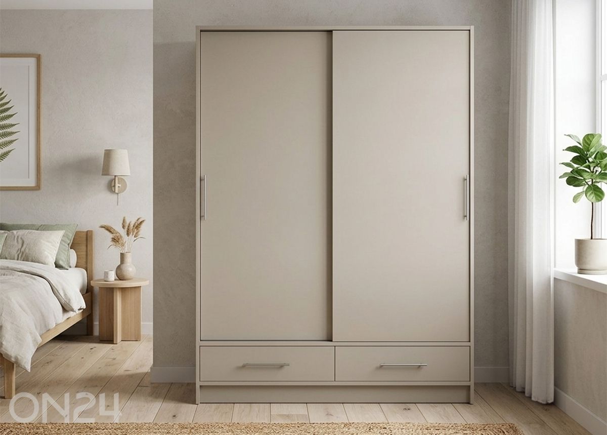 Lükandustega riidekapp Estantte II 150 cm suurendatud