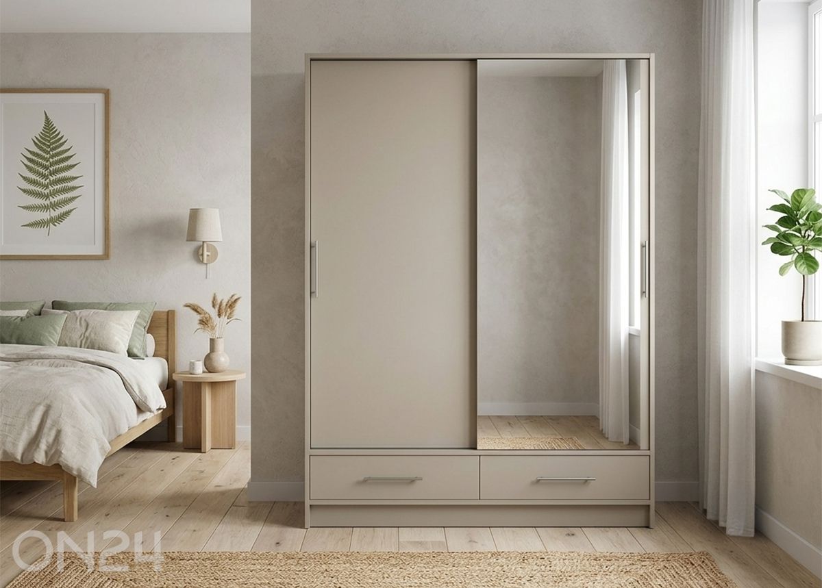 Lükandustega riidekapp Estantte II 150 cm suurendatud