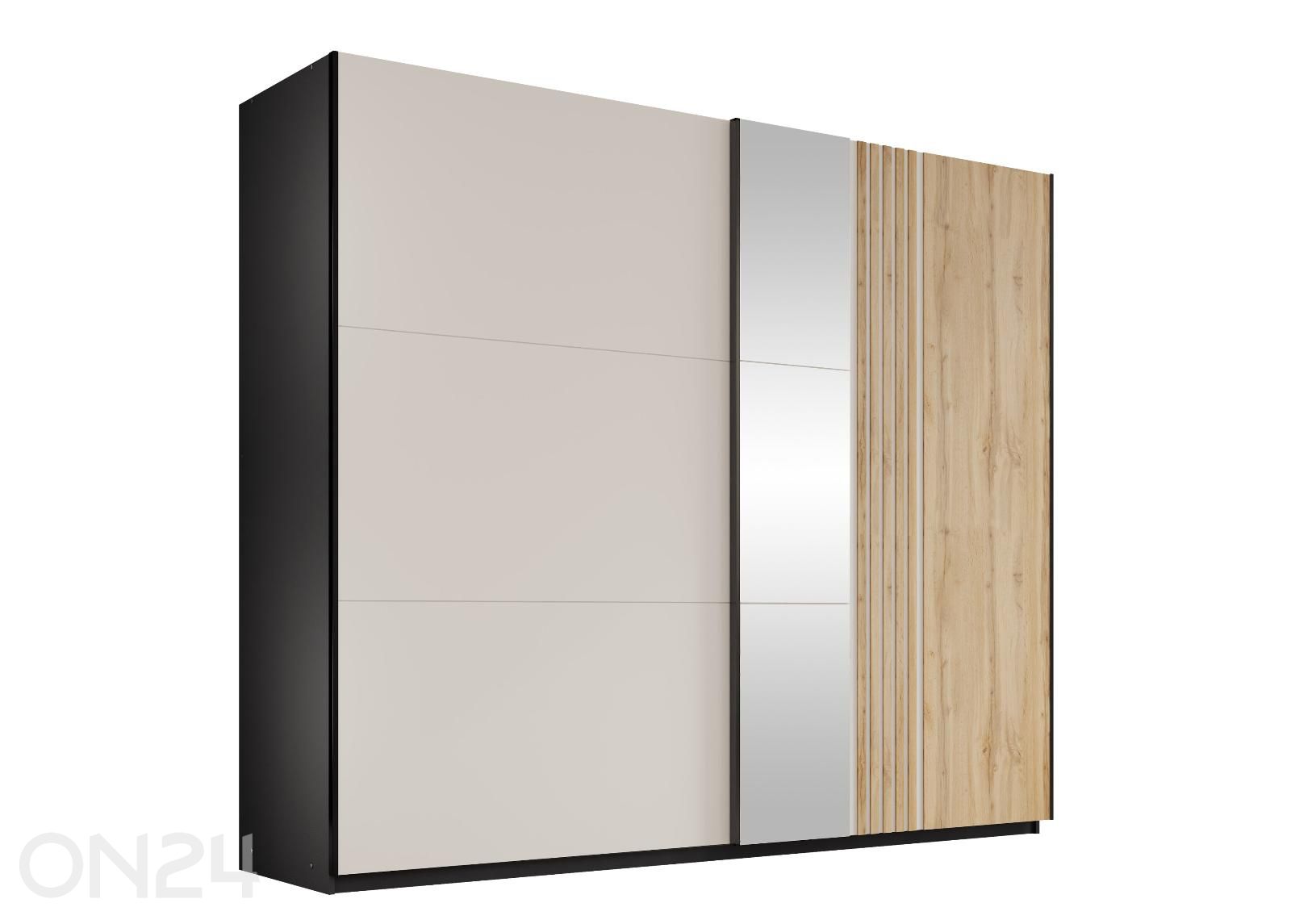 Lükandustega riidekapp Evora 250 cm suurendatud