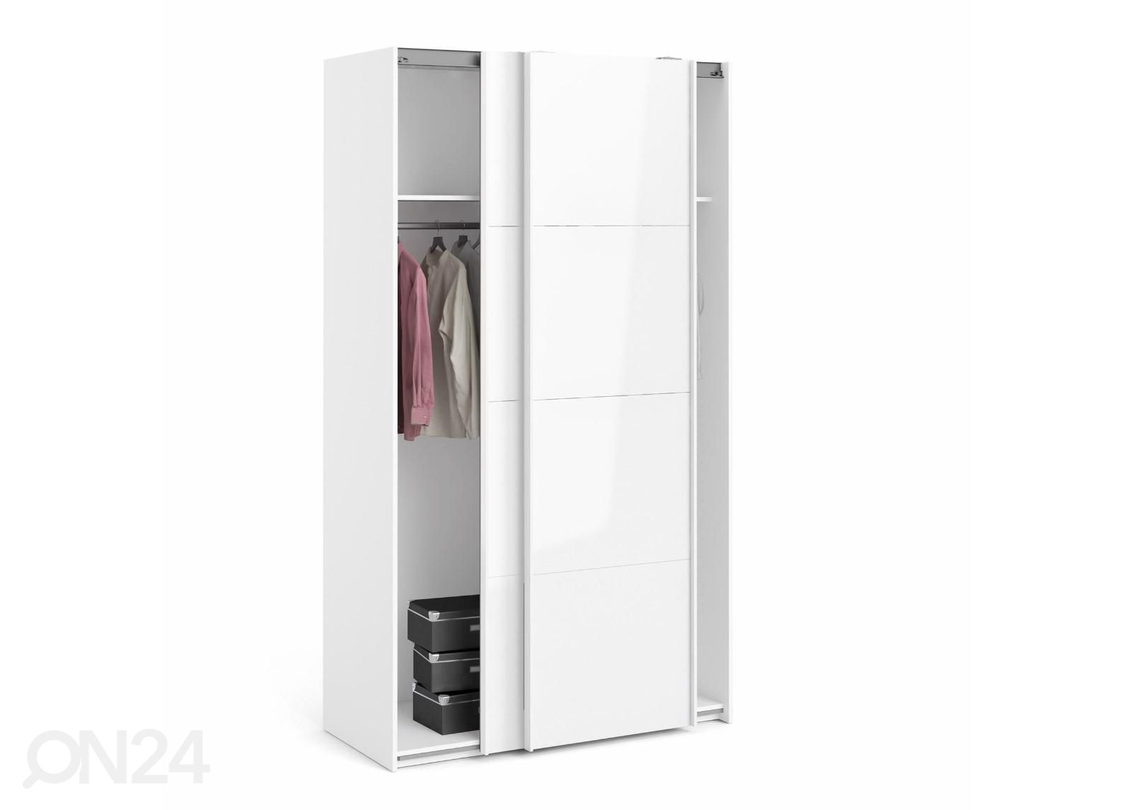 Lükandustega riidekapp Firenze 122 cm suurendatud