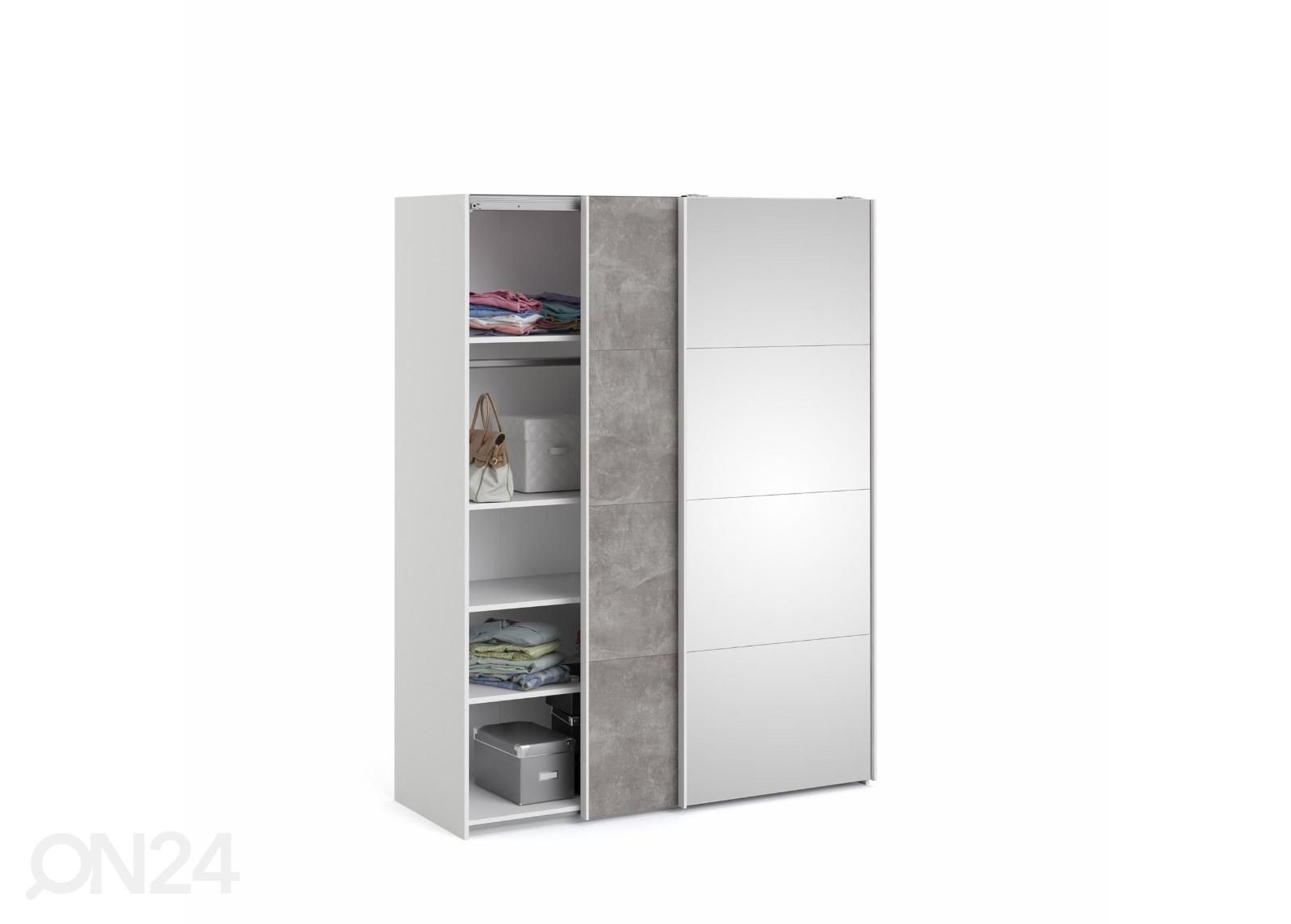 Lükandustega riidekapp Firenze 150 cm suurendatud
