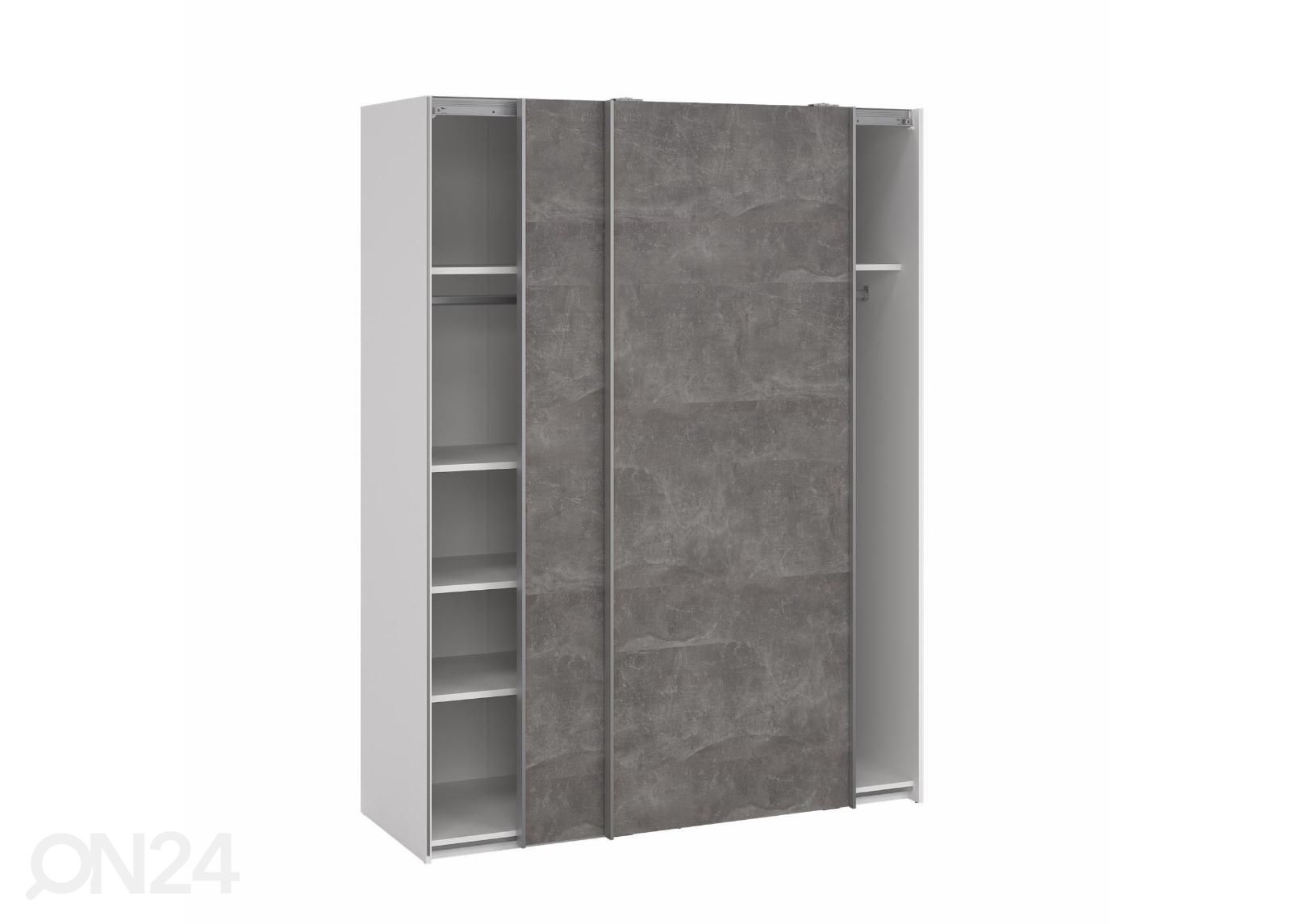 Lükandustega riidekapp Firenze 150 cm suurendatud
