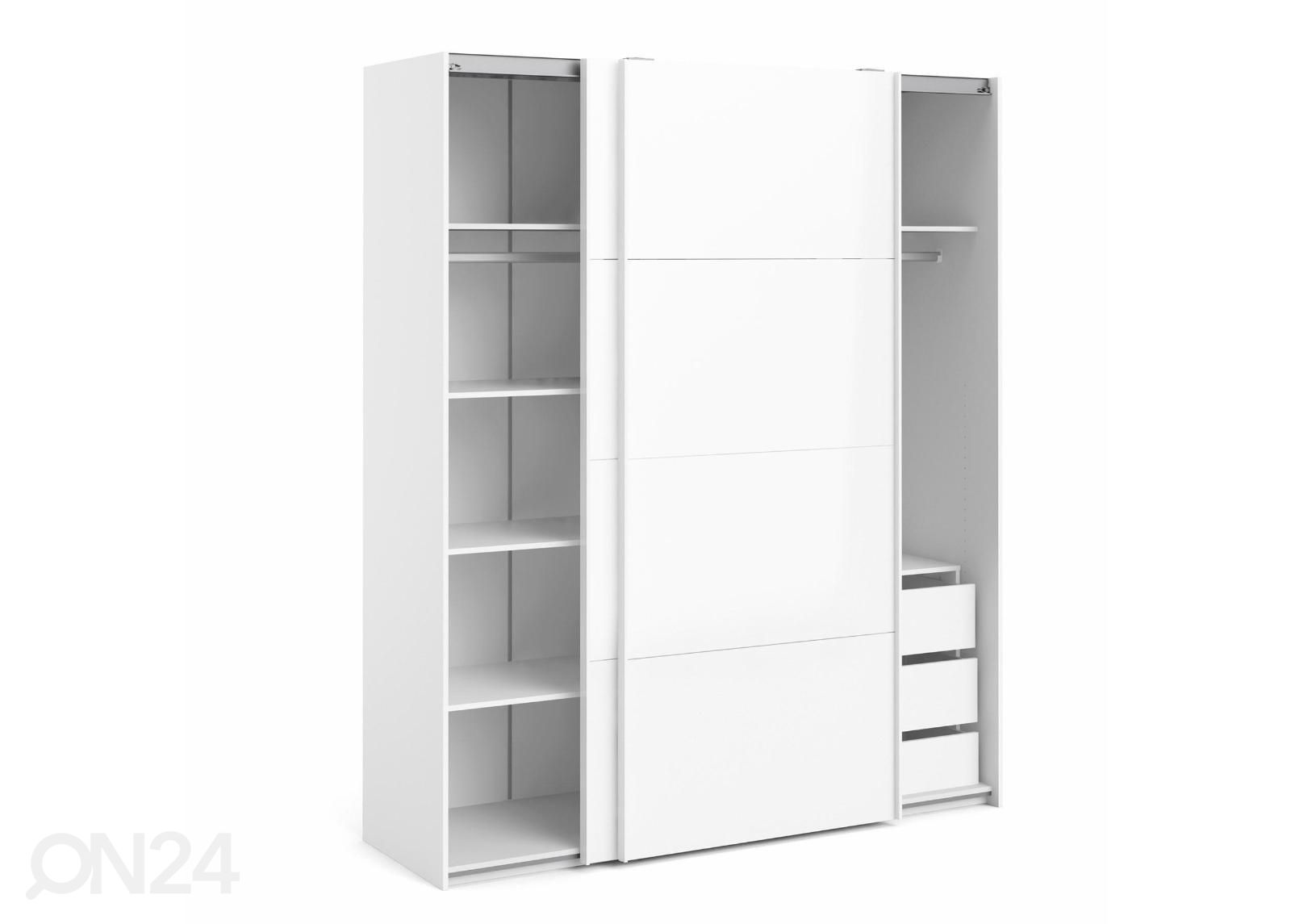 Lükandustega riidekapp Firenze 182 cm suurendatud