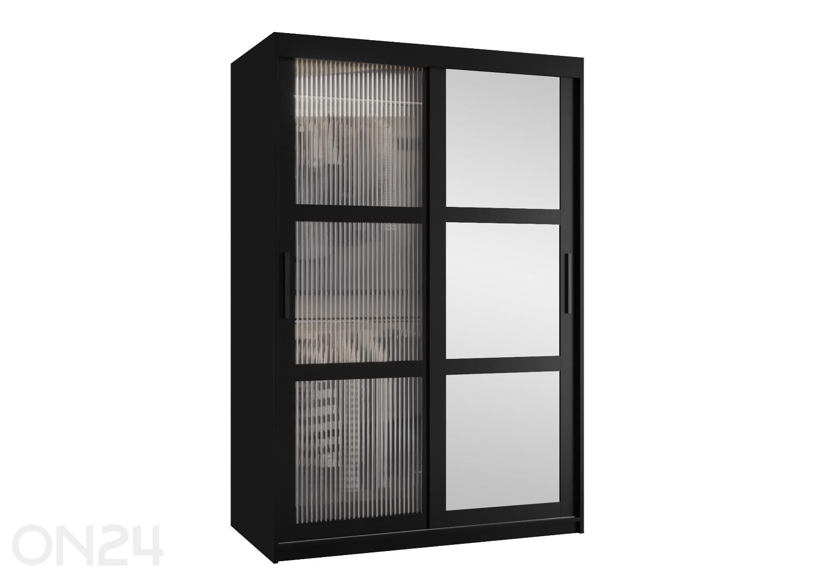 Lükandustega riidekapp Flutes 120 cm suurendatud