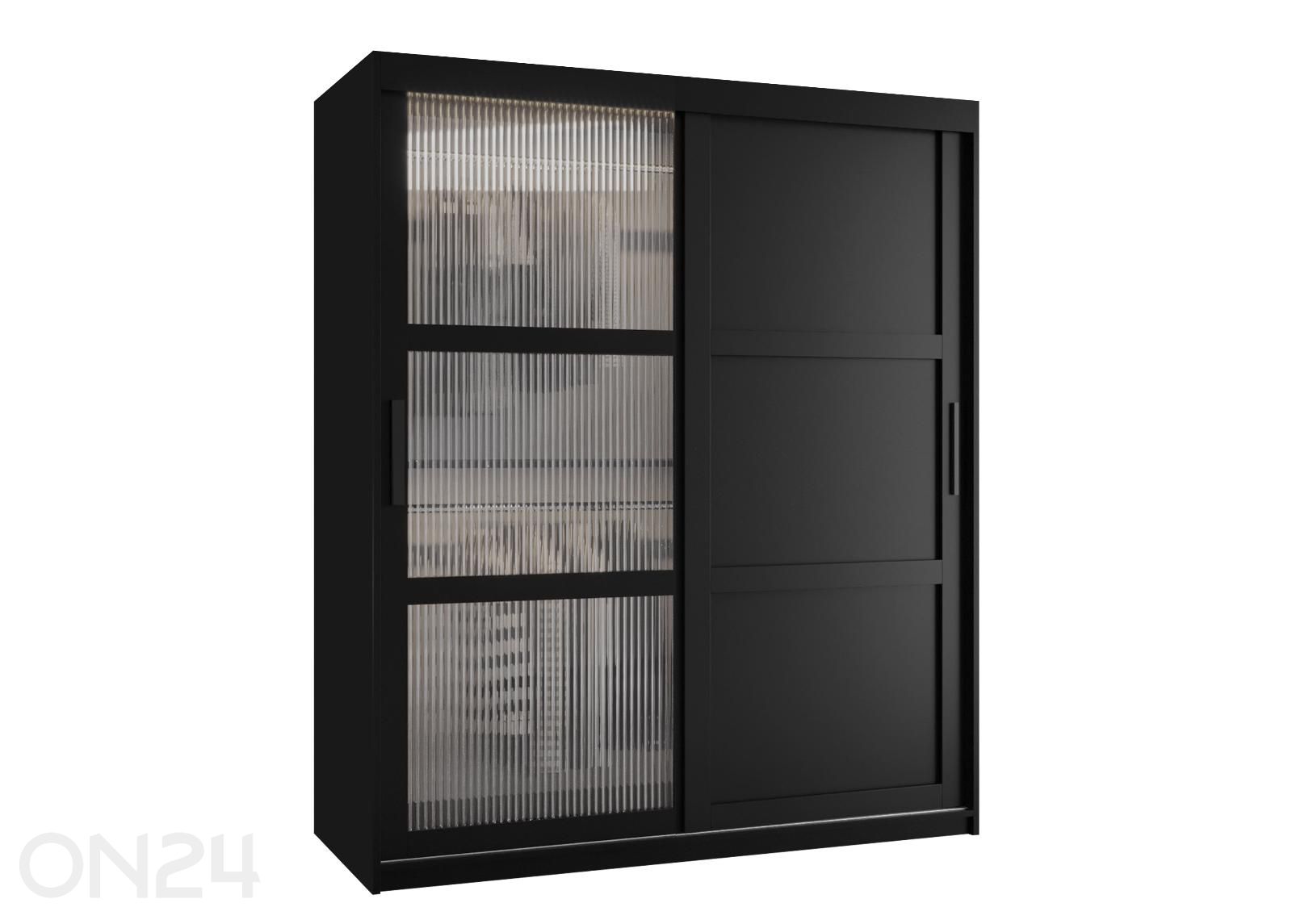 Lükandustega riidekapp Flutes 150 cm suurendatud