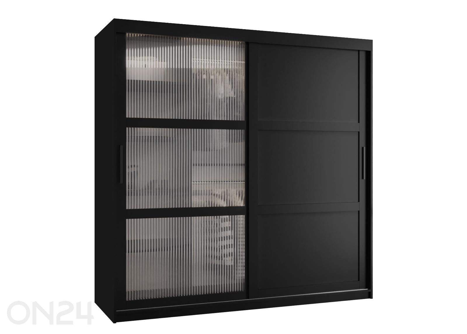 Lükandustega riidekapp Flutes 180 cm suurendatud