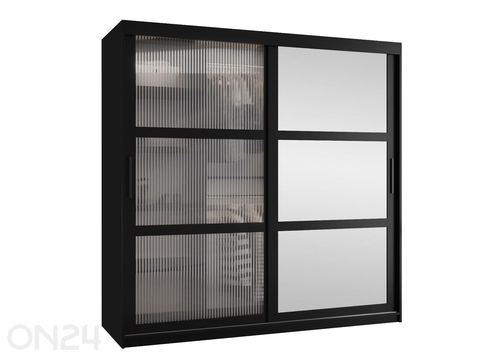 Lükandustega riidekapp Flutes 180 cm suurendatud