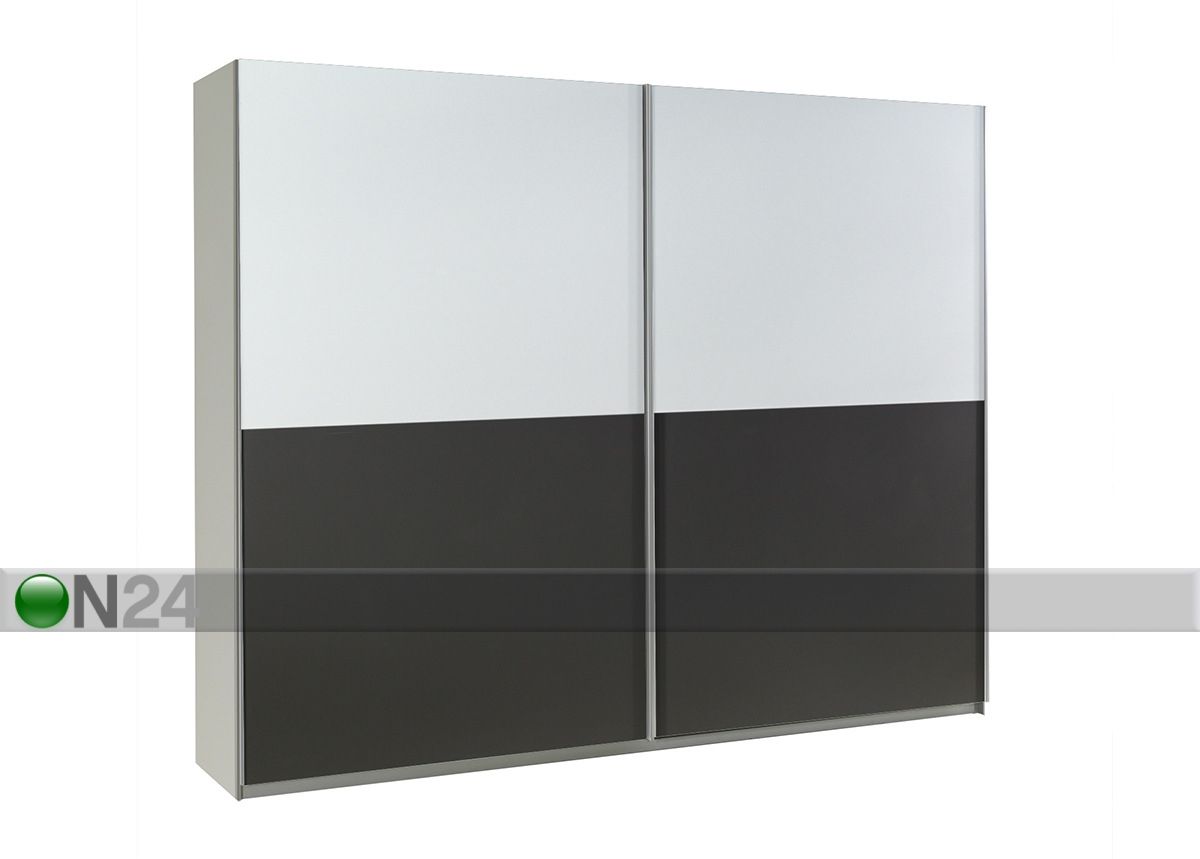 Lükandustega riidekapp Lux 244 cm suurendatud