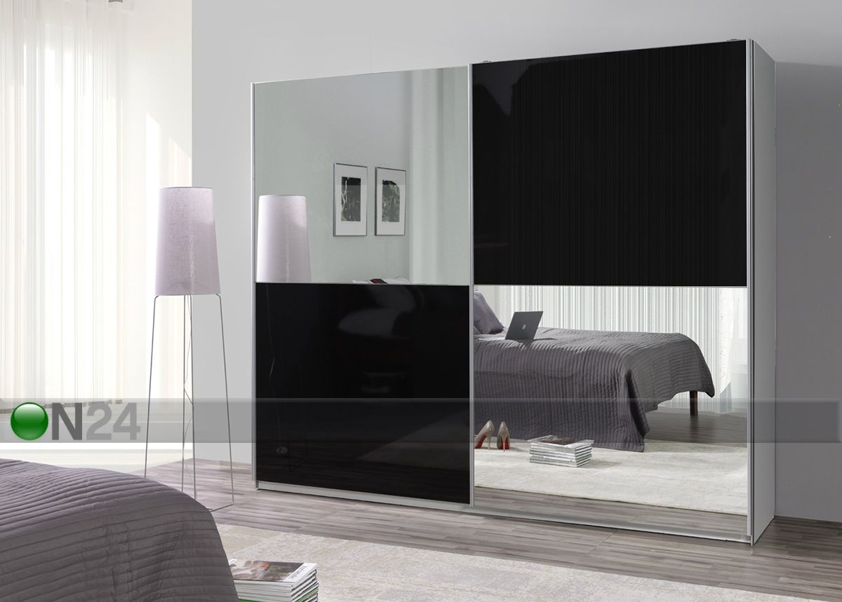 Lükandustega riidekapp Lux 244 cm suurendatud