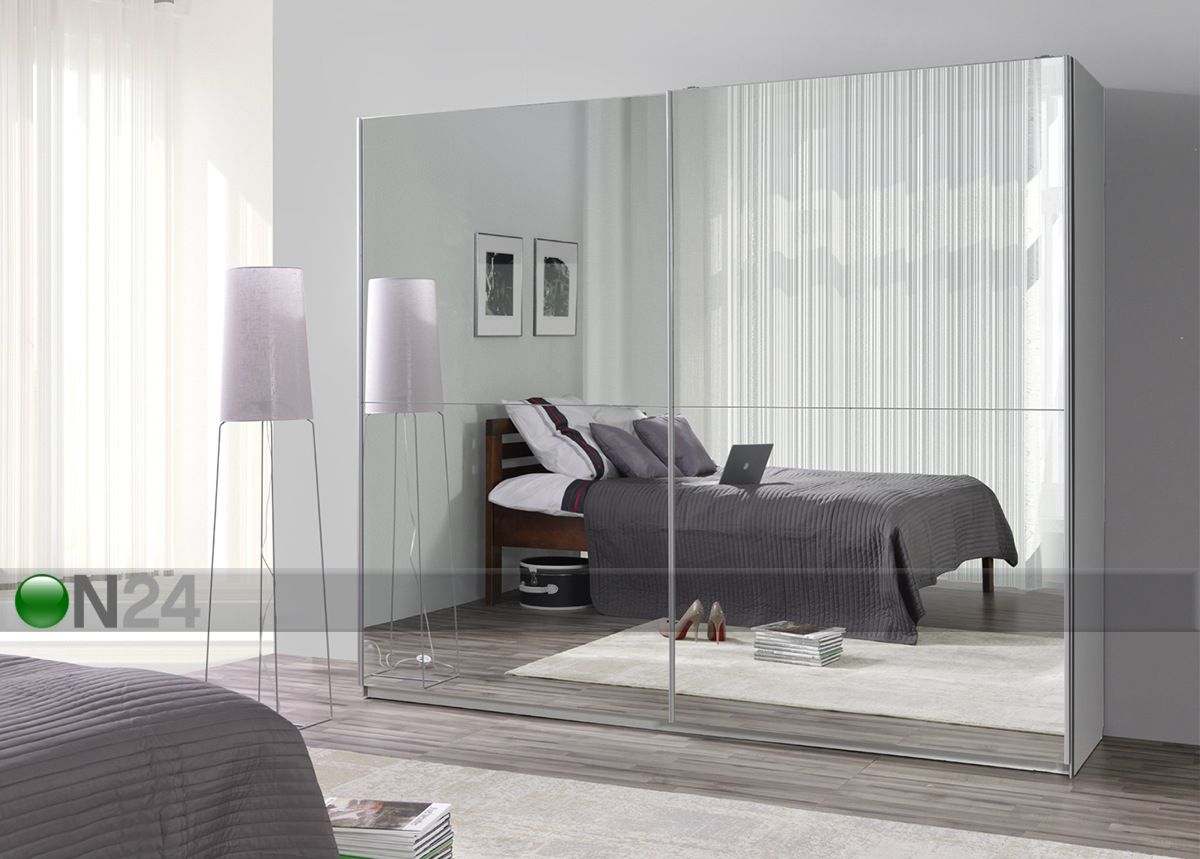 Lükandustega riidekapp Lux 244 cm suurendatud