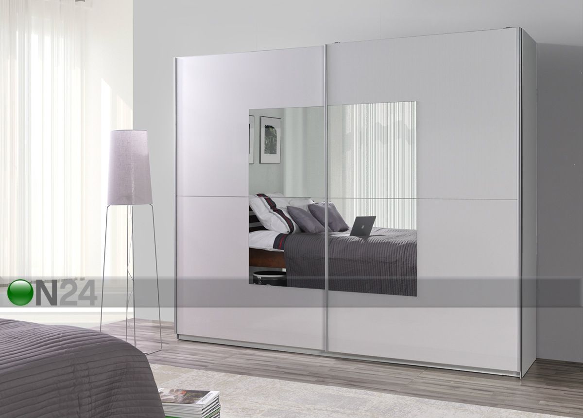 Lükandustega riidekapp Lux 244 cm suurendatud