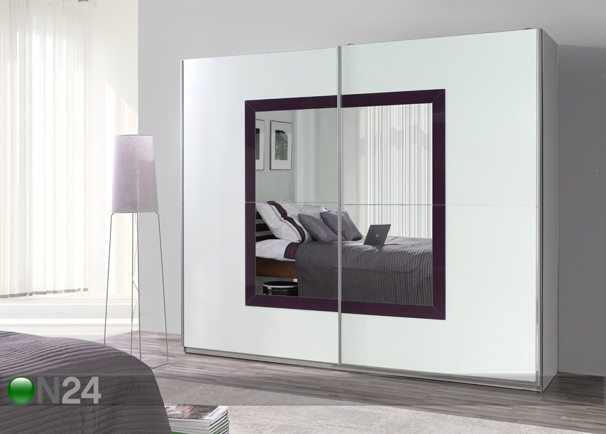 Lükandustega riidekapp Lux 244 cm suurendatud