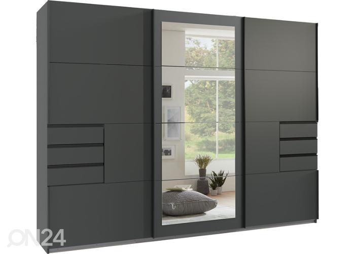 Lükandustega riidekapp Luzern 270 cm suurendatud
