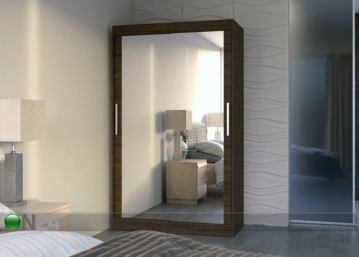 Lükandustega riidekapp Matlock 120 cm suurendatud