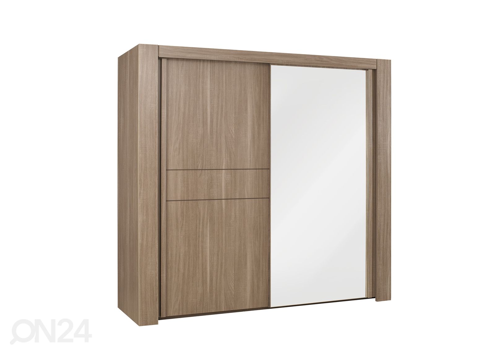 Lükandustega riidekapp Moka 249 cm suurendatud