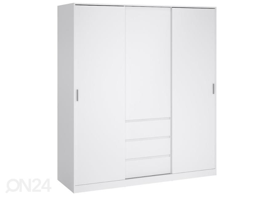 Lükandustega riidekapp Naia 177 cm suurendatud