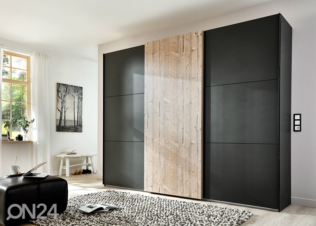 Lükandustega riidekapp Portfield h216x250 cm suurendatud