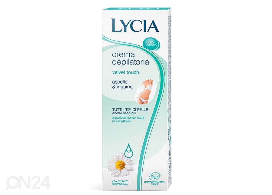 Lycia depilatsioonikreem kaenlaalustele ja bikiini piirkonnale 100ml suurendatud
