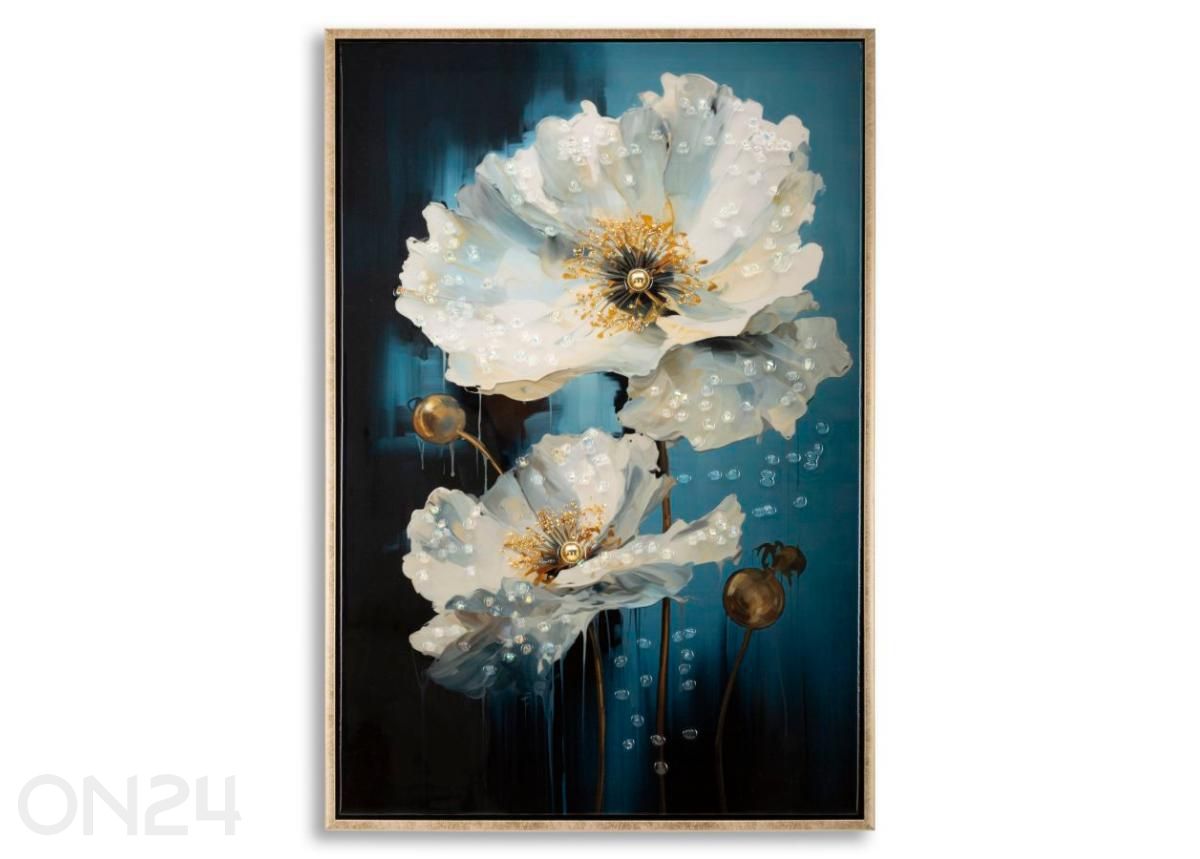 Maal Narcy 42x62 cm, sinine/valge suurendatud