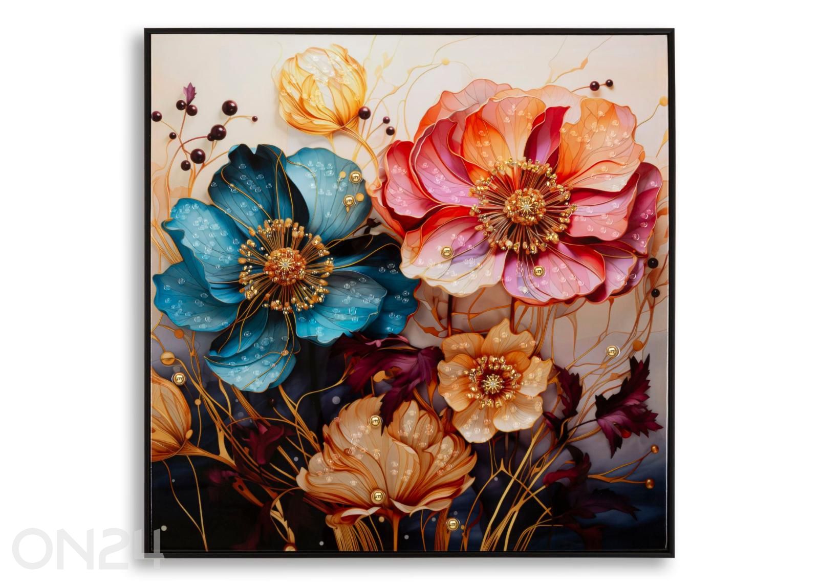 Maal Narcy 82x82 cm, värviline suurendatud