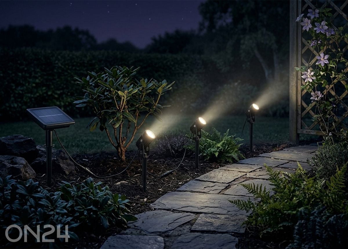 Maapinnavalgustid 3 tk päikesepatareil suurendatud