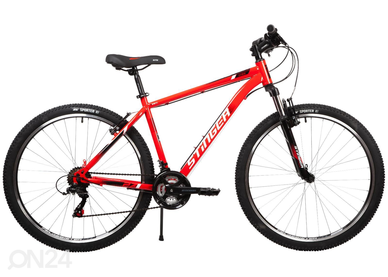 Maastikujalgratas 29" Caiman 18" Stinger punane suurendatud