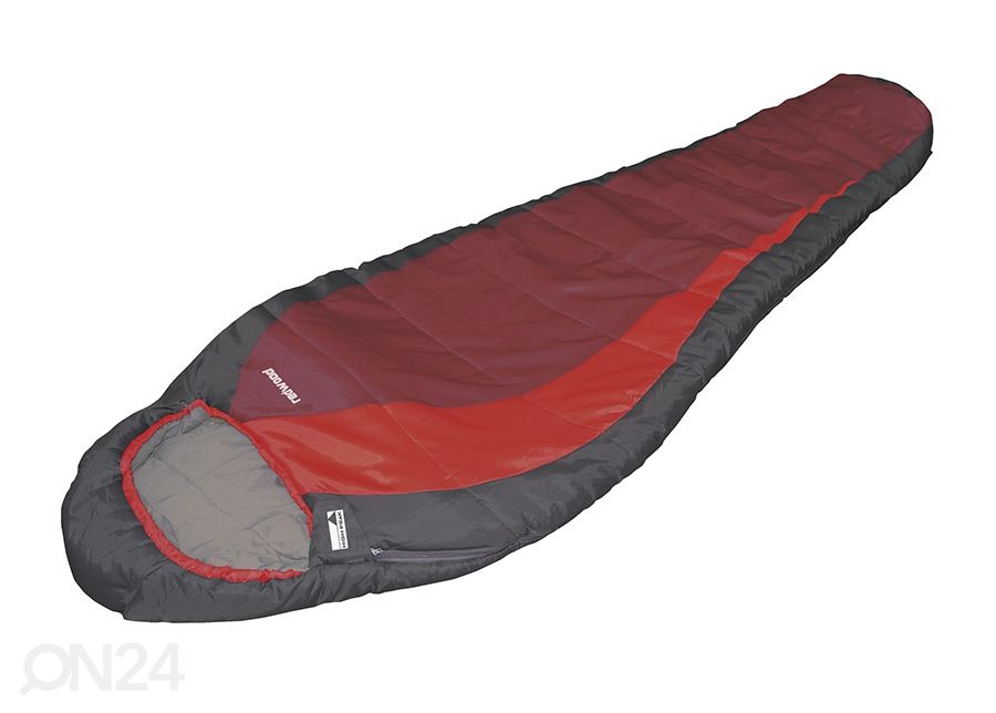 Magamiskott High Peak Redwood tumehall/punane suurendatud